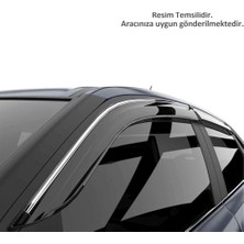 Araba Alışveriş Volkswagen Oto Aksesuar Golf 6 Sportif 4'lü Krom Rüzgarlık Seti
