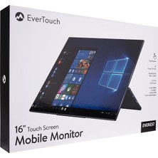 Everest Evertouch M-16 16" 60Hz Mini HDMI Fhd Dokunmatik Taşınabilir Monitör
