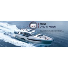 Sattech Tekne Marıne Uydu Tv Anteni 45'lik 4 Çıkışlı