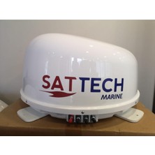 Sattech Tekne Marıne Uydu Tv Anteni 45'lik 4 Çıkışlı