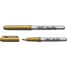 Bic Intensity Permanent Metalik Kalem 2'li Altın