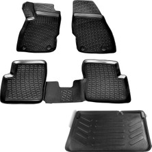 Caraks Opel Corsa E 3D Havuzlu Paspas + Bagaj Havuzu 2015-2020 Arası Caraks Marka