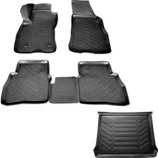 Caraks Fiat Doblo 2 3D Havuzlu Paspas + Bagaj Havuzu 2010-2020 Arası Caraks Marka