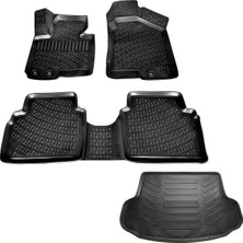 Friemats Hyundai İX35 3D Havuzlu Paspas + Bagaj Havuzu 2010-2015 Arası Friemats Marka