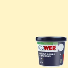 Izower Ipeksi Mat Silikonlu Iç Cephe Boyası ( Silinebilir ) - Yeni Fildisi 10 ( 3.5kg )