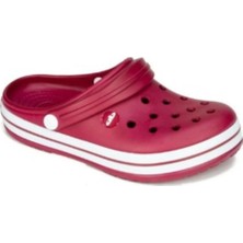 Akınalbella bella Unisex Bordo Yazlık Sabo Terlik