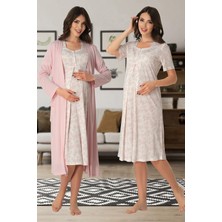 Effortt Sabahlıklı Lohusa Gecelik Takım