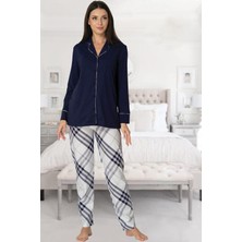 Effortt Önden Düğmeli Lohusa Pijama