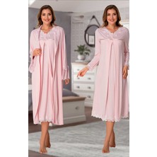 Effortt Sabahlıklı Lohusa Gecelik Takım