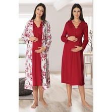 Effortt Sabahlıklı Lohusa Gecelik Takım