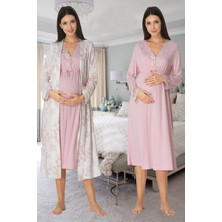 Effortt Sabahlıklı Lohusa Gecelik Takım