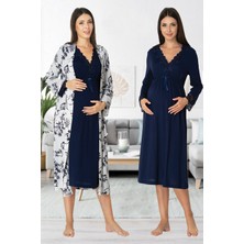 Effortt Sabahlıklı Lohusa Gecelik Takım