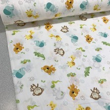 Bebek Özel  Bebek ve Çocuk Sevimli Hayvan Desenli Lastikli Çarşaf 70X130