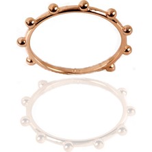 Adil Idil Kuyumculuk Ince Top Taşsız 14 Ayar Eklem Yüzüğü