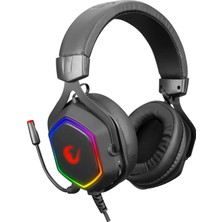 Rampage RM-K50 Select USB 7.1 RGB Mikrofonlu Kulaklık Siyah