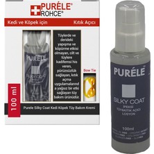 Purele Silky Coat Kıtık Açıcı ve Kolay Tarama Kedi ve Köpek Tüy Bakım Kremi 100 ml