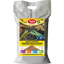 Bonny Nice Doğal Çam Pellet Sürüngen Taban Malzemesi 5 kg 9 L x 4 Paket