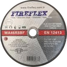 Fireflex WA46R8BF Inox Kesici Taş Inox Kesme Taşı 180X1,6X22 mm