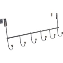 Evistro Kapı Arkası Askılık 6 Kancalı Metal
