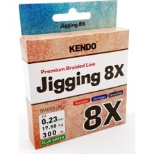 kendo Jigging 8x Flash 300M Fluo Green Ip Misina