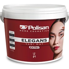Polisan Elegans Extra Yarı Mat Antibakteriyel Iç Cephe Boyası Tüm Renkler 15 Litre - 20 Kilogram Cİ-6342 / Sahra Beji