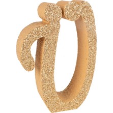 Kına Atölyesi Üç Boyutlu Simli Strafor Harfler Gold 15CMX4CM Ü