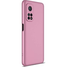 Microsonic Xiaomi Mi 10T Kılıf Double Dip 360 Protective Rose Gold