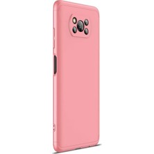 Microsonic Xiaomi Poco X3 Nfc Kılıf Double Dip 360 Protective Rose Gold