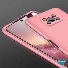 Microsonic Xiaomi Poco X3 Nfc Kılıf Double Dip 360 Protective Rose Gold