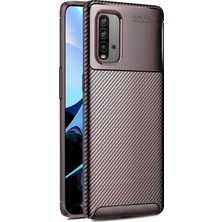 Microsonic Xiaomi Redmi 9t Kılıf Legion Series Kahverengi