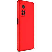 Microsonic Xiaomi Mi 10T Pro Kılıf Double Dip 360 Protective Kırmızı