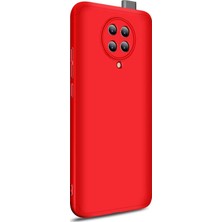 Microsonic Xiaomi Redmi K30 Pro Kılıf Double Dip 360 Protective Kırmızı