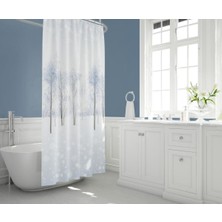 Tropik 8759 Model 110 x 200 cm Çift Kanat Banyo Duş Perdesi