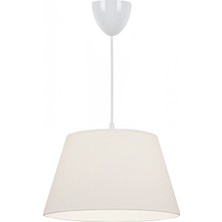 Art&Gift North Home Konik Kumaş Büyük Boy Tavan Sarkıt Avize Krem