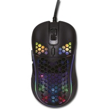 Lunatic Sparrow 6400 Dpi Rgb Ledli Makrolu Oyuncu Mouse