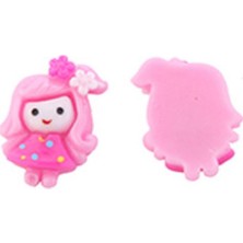 Hayaller Dükkanı Bebek Akrilik Stıcker Plastik Pembe PK10