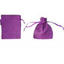 Hayaller Dükkanı Kese Çuval Natural Lila Küçük 9X12CM P20