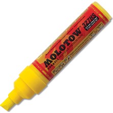 Molotow ONE4ALL, 327HS Kesik Uç Marker, 4-8 mm - Zinc Yellow