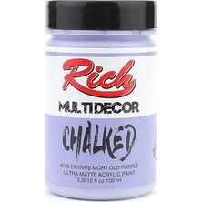 Rich Multi Decor Chalked 100 ml - Eskimiş Mor 4536