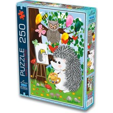 Laço 250 Parça Ressam Kirpi Puzzle