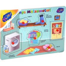 Playwood  Ahşap Tutmalı Banyo Malzemeleri Puzzle