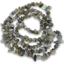 Hedef Bijuteri Labradorit Kırık Doğaltaş Dizisi 80 cm Kırıktaş Labradorit Dizi