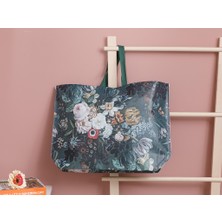 English Home Baroque Art Alışveriş Çantası 54,5X38 cm Yeşil