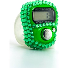 İhvan Taşlı Zikirmatik - Dijital Yüzük - Yeşil