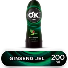 Okey Masaj Jeli & Kayganlaştırıcı Jel Ginseng 200 ml