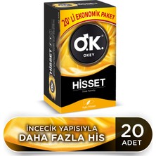 Okey Hisset Prezervatif Ekonomik 20'li