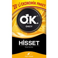 Okey Hisset Prezervatif Ekonomik 20'li