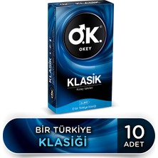 Okey Klasik Prezervatif 10'lu