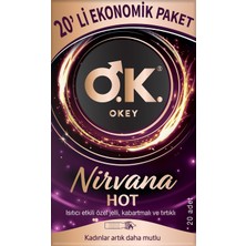 Okey Nirvana Hot 20'li Ekonomik Prezervatif