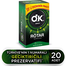 Okey Rötar Prezervatif 20'li